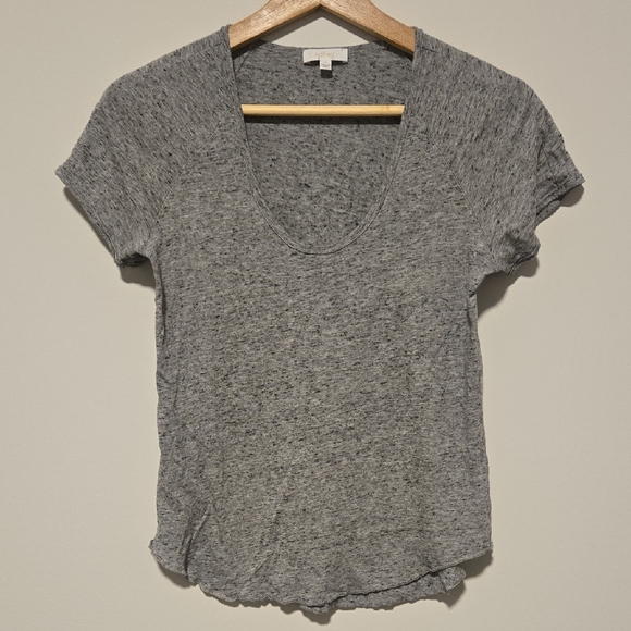 Wilfred Tops - Wilfred Heather Gray Short Sleeve Tee